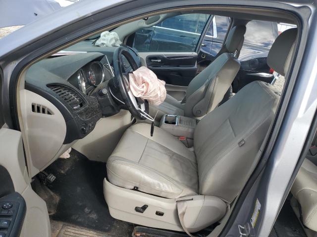 2C4RC1BG0DR801750 - 2013 CHRYSLER TOWN & COU TOURING SILVER photo 7