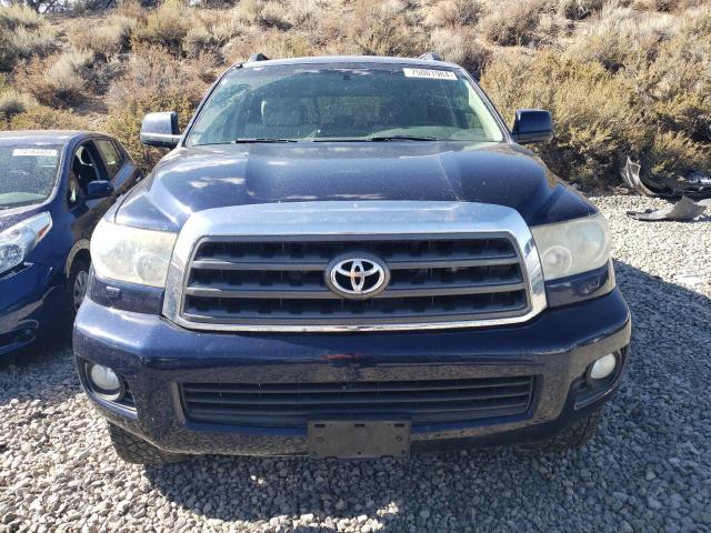 5TDBY64A58S015769 - 2008 TOYOTA SEQUOIA SR5 BLUE photo 5