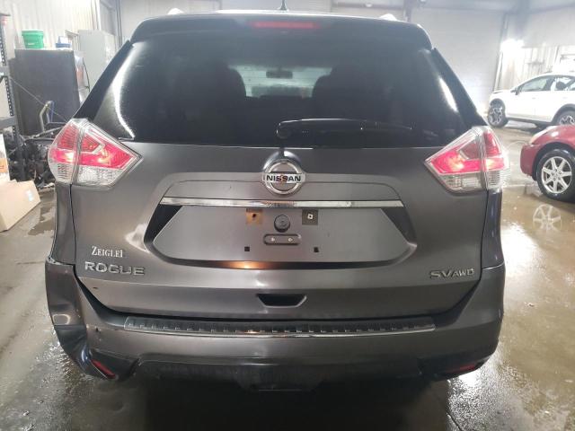 KNMAT2MV0GP722843 - 2016 NISSAN ROGUE S GRAY photo 6