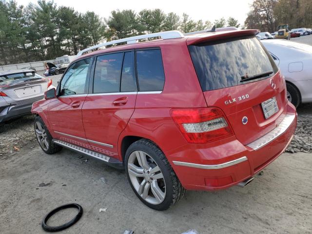 WDCGG8HB7CF787328 - 2012 MERCEDES-BENZ GLK 350 4MATIC RED photo 2