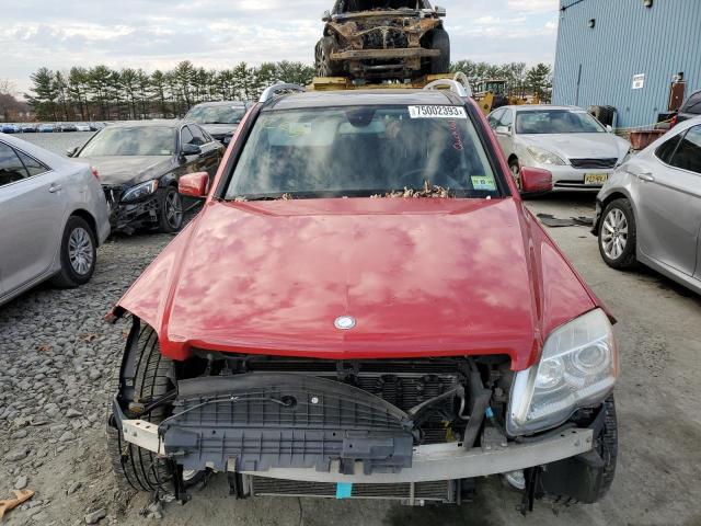 WDCGG8HB7CF787328 - 2012 MERCEDES-BENZ GLK 350 4MATIC RED photo 5