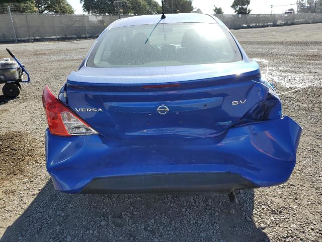 3N1CN7AP0GL821604 - 2016 NISSAN VERSA S BLUE photo 6