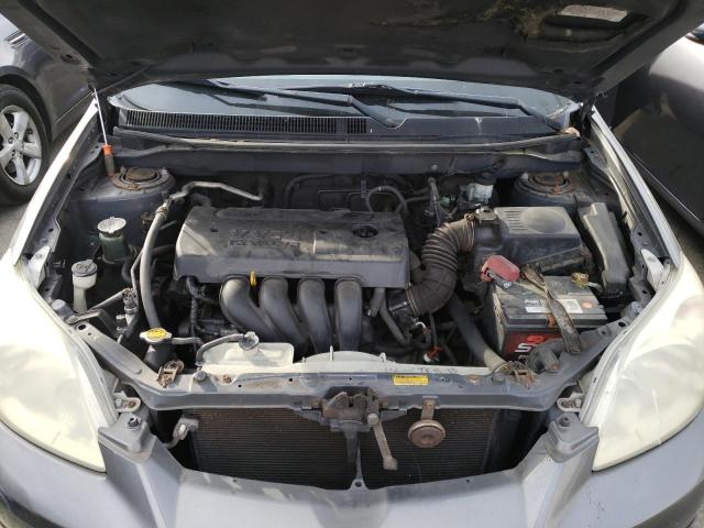2T1KR32E15C480779 - 2005 TOYOTA COROLLA MA XR GRAY photo 11