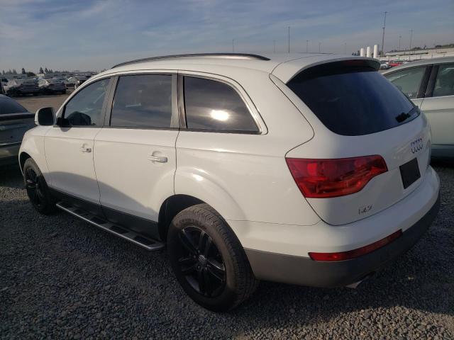 WA1AY74L47D061150 - 2007 AUDI Q7 3.6 QUATTRO WHITE photo 2