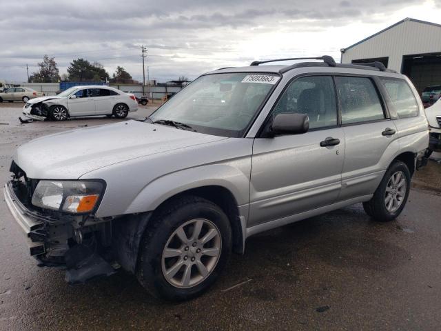 JF1SG656X5H704273 - 2005 SUBARU FORESTER 2.5XS Сріблястий фото 1