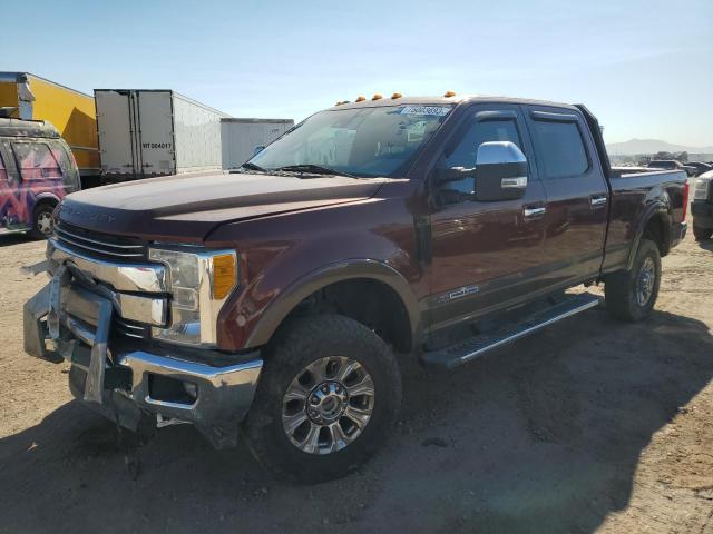 1FT8W3BT7HED58222 - 2017 FORD F350 SUPER DUTY MAROON photo 1