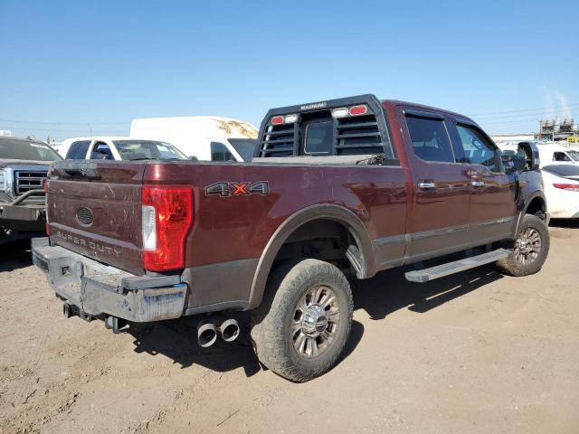 1FT8W3BT7HED58222 - 2017 FORD F350 SUPER DUTY MAROON photo 3