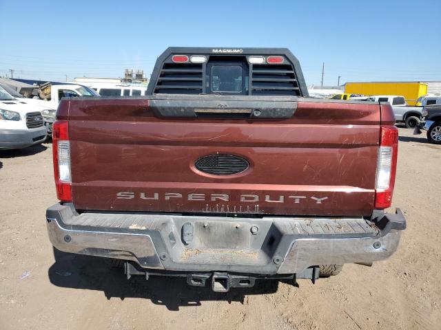 1FT8W3BT7HED58222 - 2017 FORD F350 SUPER DUTY MAROON photo 6