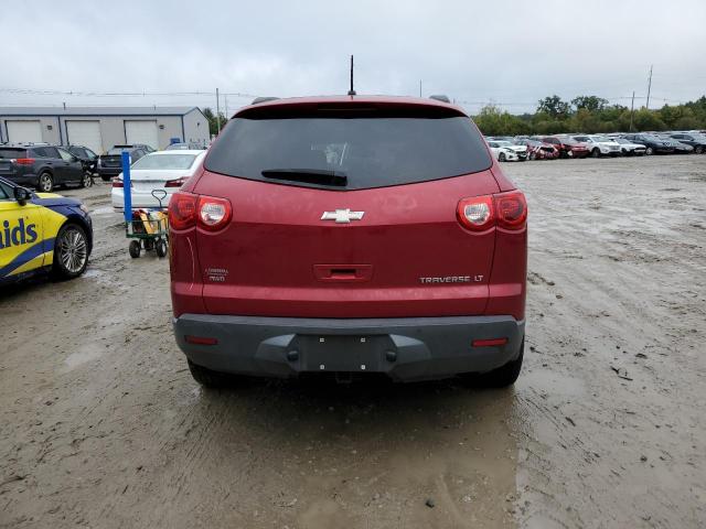 1GNKVGED7CJ209742 - 2012 CHEVROLET TRAVERSE LT RED photo 6