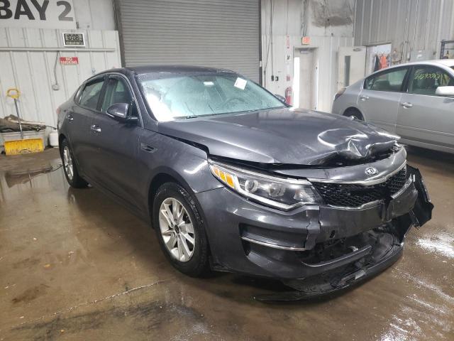 KNAGT4L39J5211525 - 2018 KIA OPTIMA LX GRAY photo 4