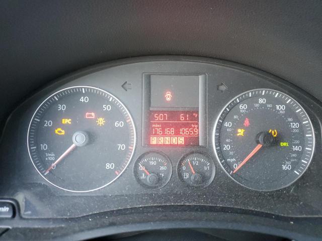 3VWEF71K17M187153 - 2007 VOLKSWAGEN JETTA WOLFSBURG 灰色 照片 9