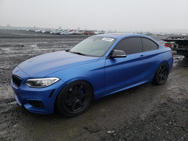 WBA1J7C51FV289447 - 2015 BMW M235I BLUE photo 1