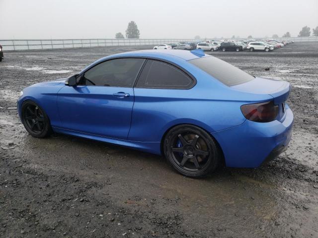 WBA1J7C51FV289447 - 2015 BMW M235I BLUE photo 2