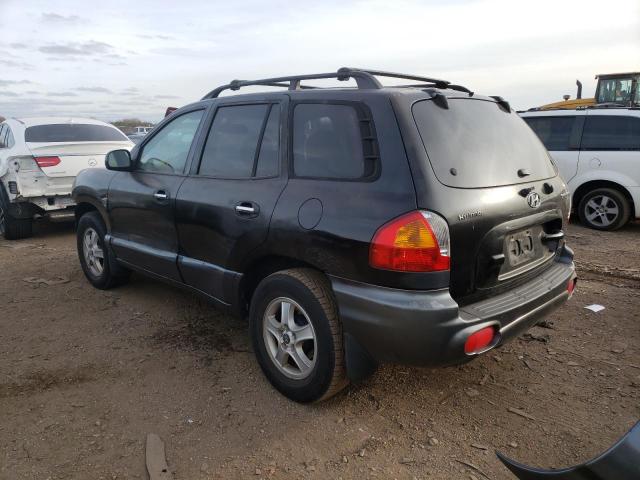 KM8SC13D93U393056 - 2003 HYUNDAI SANTA FE GLS BLACK photo 2