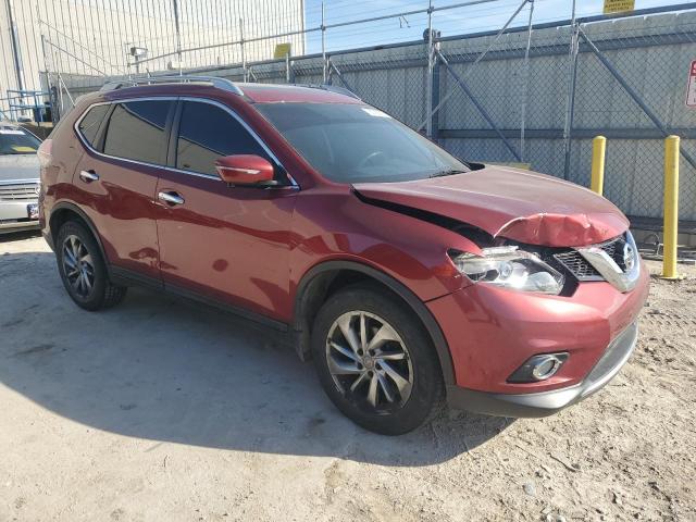 5N1AT2MV0FC771512 - 2015 NISSAN ROGUE S BURGUNDY photo 4