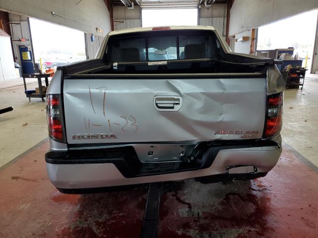 5FPYK1F55EB001263 - 2014 HONDA RIDGELINE RTL SILVER photo 6