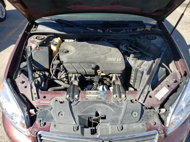 2G1WU58R379221678 - 2007 CHEVROLET IMPALA LTZ BURGUNDY photo 11