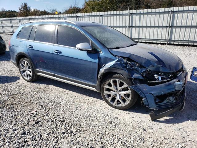 3VWH17AUXHM544411 - 2017 VOLKSWAGEN GOLF ALLTR S BLUE photo 4