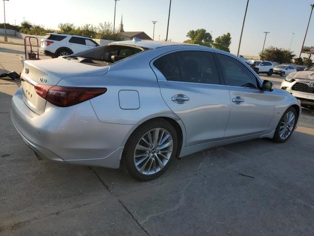 JN1EV7AP3KM518422 - 2019 INFINITI Q50 LUXE SILVER photo 3