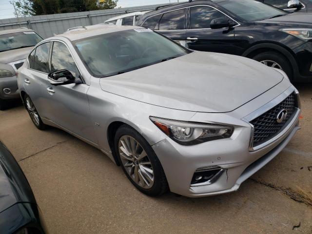 JN1EV7AP3KM518422 - 2019 INFINITI Q50 LUXE SILVER photo 4