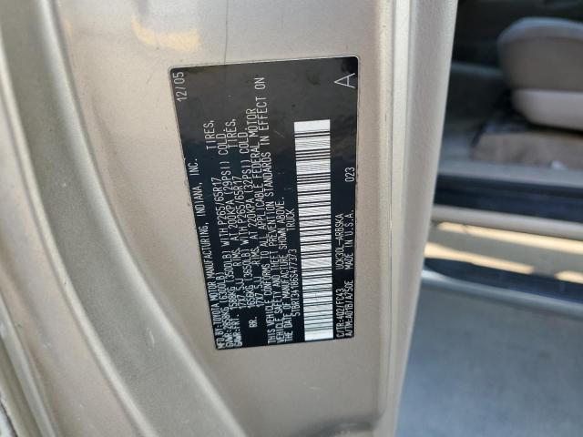 5TBRT34186S477373 - 2006 TOYOTA TUNDRA ACCESS CAB SR5 GOLD photo 12