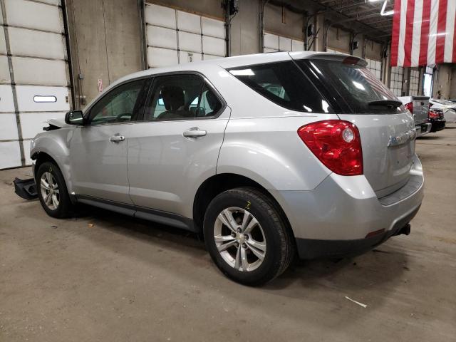 1GNALBEK4DZ124301 - 2013 CHEVROLET EQUINOX LS SILVER photo 2