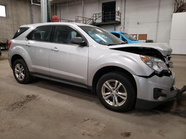 1GNALBEK4DZ124301 - 2013 CHEVROLET EQUINOX LS SILVER photo 4