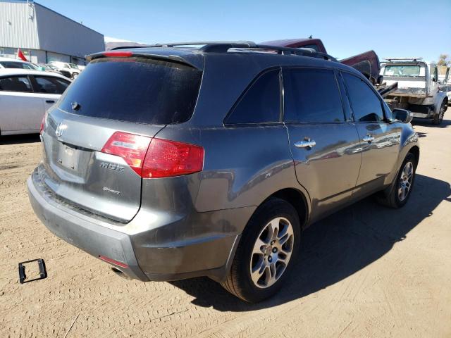 2HNYD28278H531156 - 2008 ACURA MDX BLUE photo 3