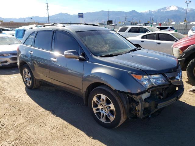 2HNYD28278H531156 - 2008 ACURA MDX BLUE photo 4