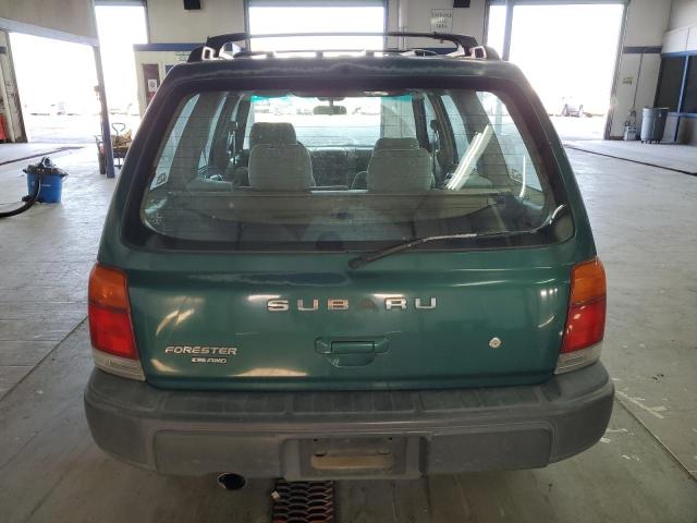 JF1SF6355WH772950 - 1998 SUBARU FORESTER L GREEN photo 6