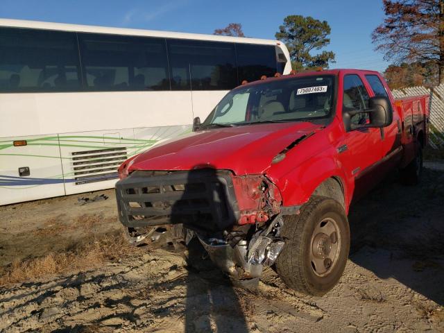 1FTWW31P96EC89154 - 2006 FORD F350 SRW SUPER DUTY RED photo 1