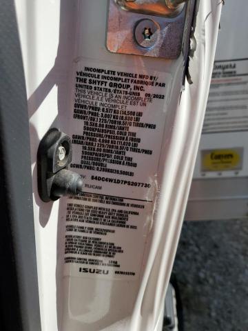 54DC4W1D7PS207730 - 2023 ISUZU NPR HD WHITE photo 13