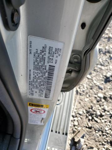 JTJBT20X630015385 - 2003 LEXUS GX 470 SILVER photo 13