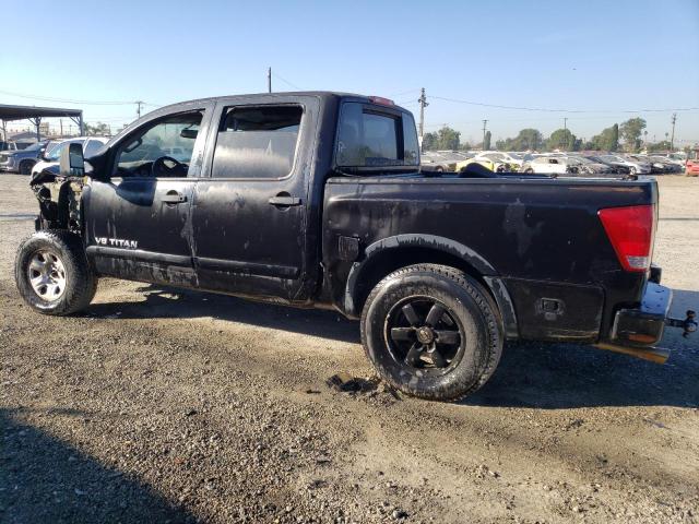 1N6BA0EC2CN304587 - 2012 NISSAN TITAN S BLACK photo 2