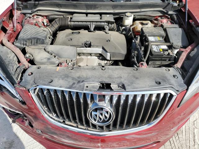 LRBFXBSA1HD015097 - 2017 BUICK ENVISION ESSENCE BURGUNDY photo 12