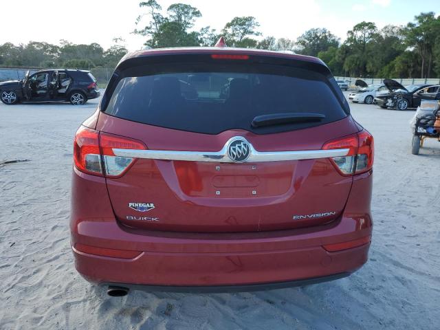 LRBFXBSA1HD015097 - 2017 BUICK ENVISION ESSENCE BURGUNDY photo 6