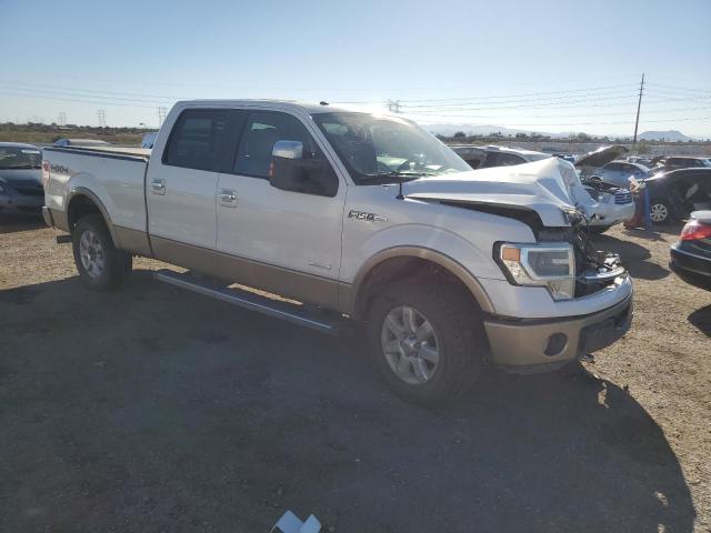 1FTFW1ET4DKE50794 - 2013 FORD F150 SUPERCREW WHITE photo 4