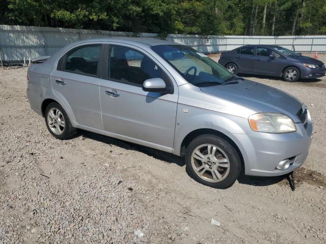 KL1TG56E09B307220 - 2009 CHEVROLET AVEO LT SILVER photo 4