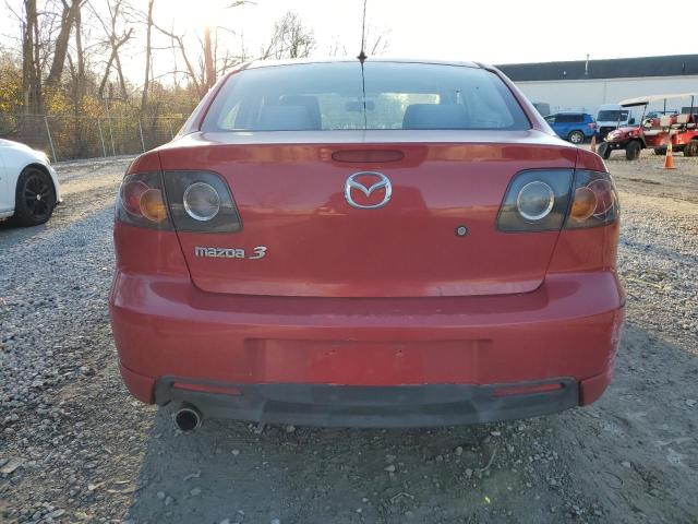 JM1BK323361422701 - 2006 MAZDA 3 S RED photo 6