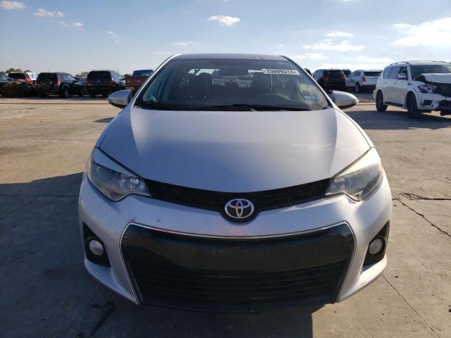 5YFBURHE4GP401293 - 2016 TOYOTA COROLLA L SILVER photo 5