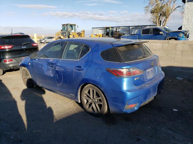 JTHKD5BH4H2291484 - 2017 LEXUS CT 200 BLUE photo 2