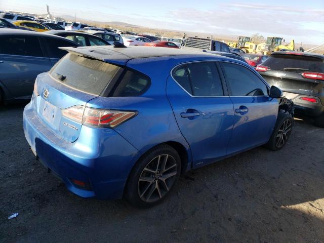 JTHKD5BH4H2291484 - 2017 LEXUS CT 200 BLUE photo 3