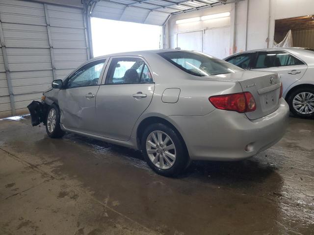 JTDBL40E799062684 - 2009 TOYOTA COROLLA BASE SILVER photo 2