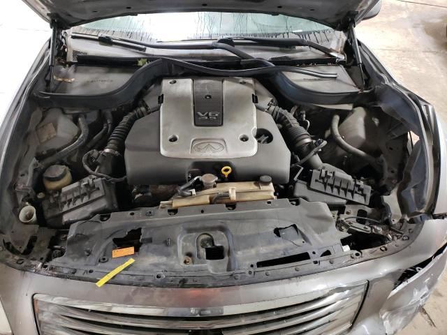 JNKBV61F27M815026 - 2007 INFINITI G35 GRAY photo 11