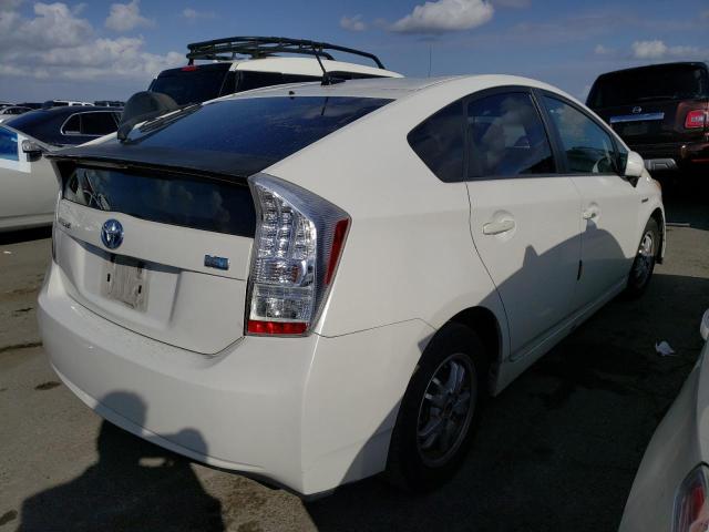 JTDKN3DU8A0117190 - 2010 TOYOTA PRIUS WHITE photo 3