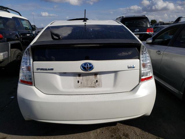 JTDKN3DU8A0117190 - 2010 TOYOTA PRIUS WHITE photo 6