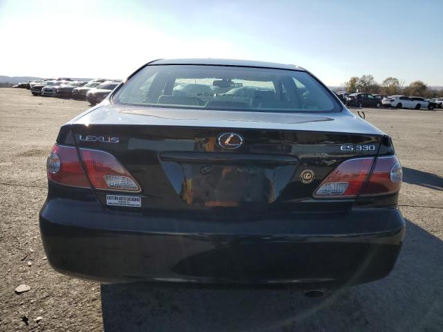 JTHBA30G845026387 - 2004 LEXUS ES 330 BLACK photo 6