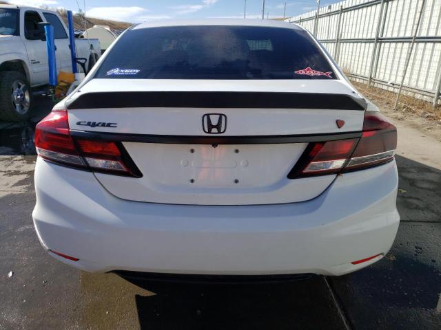 2HGFB2F89DH504059 - 2013 HONDA CIVIC EX WHITE photo 6