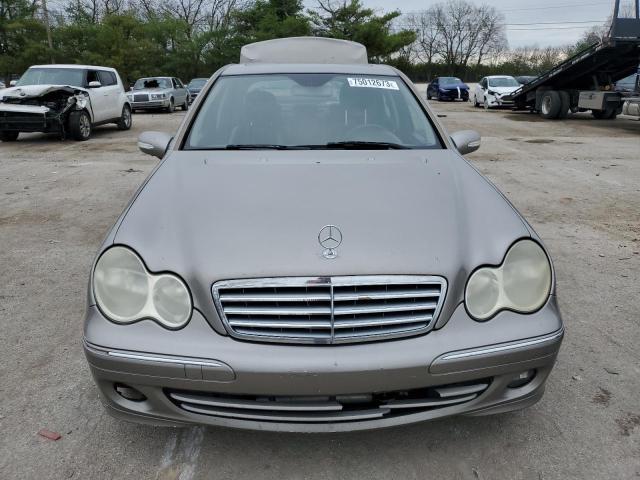 WDBRF92J76F786853 - 2006 MERCEDES-BENZ C 280 4MATIC SILVER photo 5