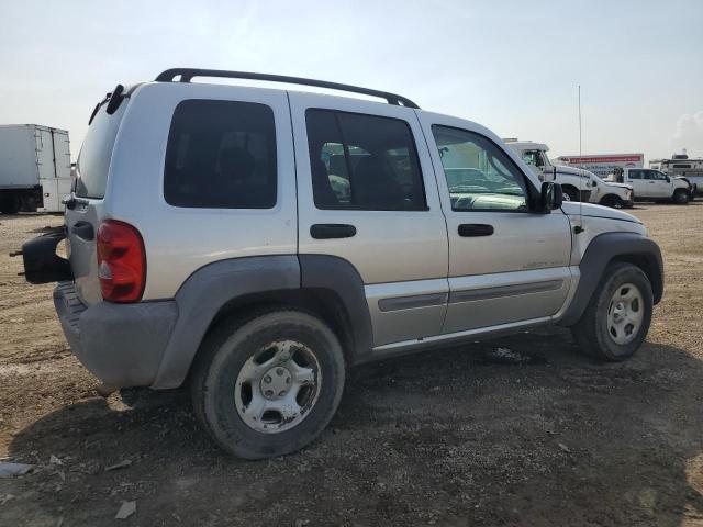 1J4GL48K63W583978 - 2003 JEEP LIBERTY SPORT SILVER photo 3